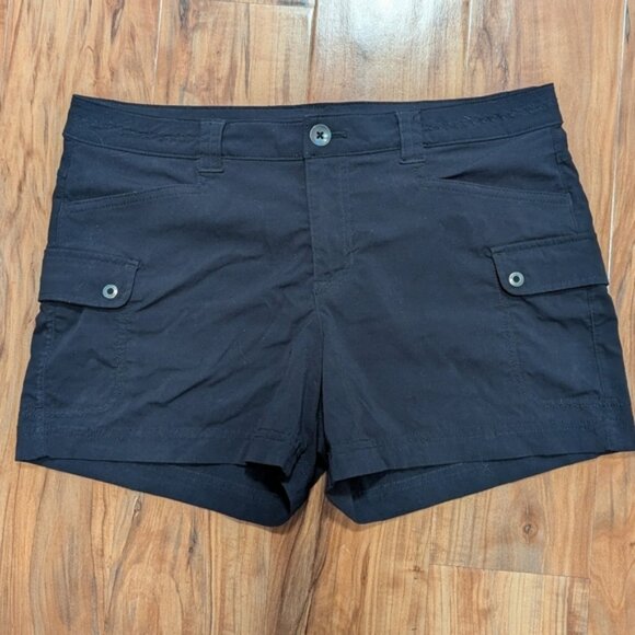 Eddie Bauer Cargo Shorts Size 8 Black - Picture 1 of 5